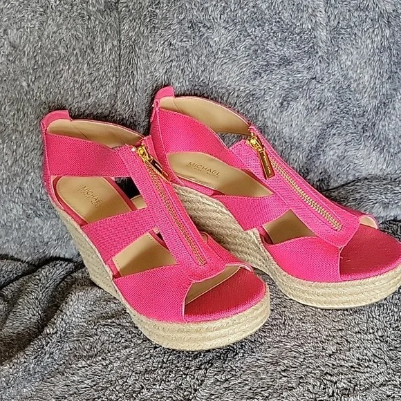 MICHAEL Michael Kors Shoes Michael Kors Damita Zip Up Pink